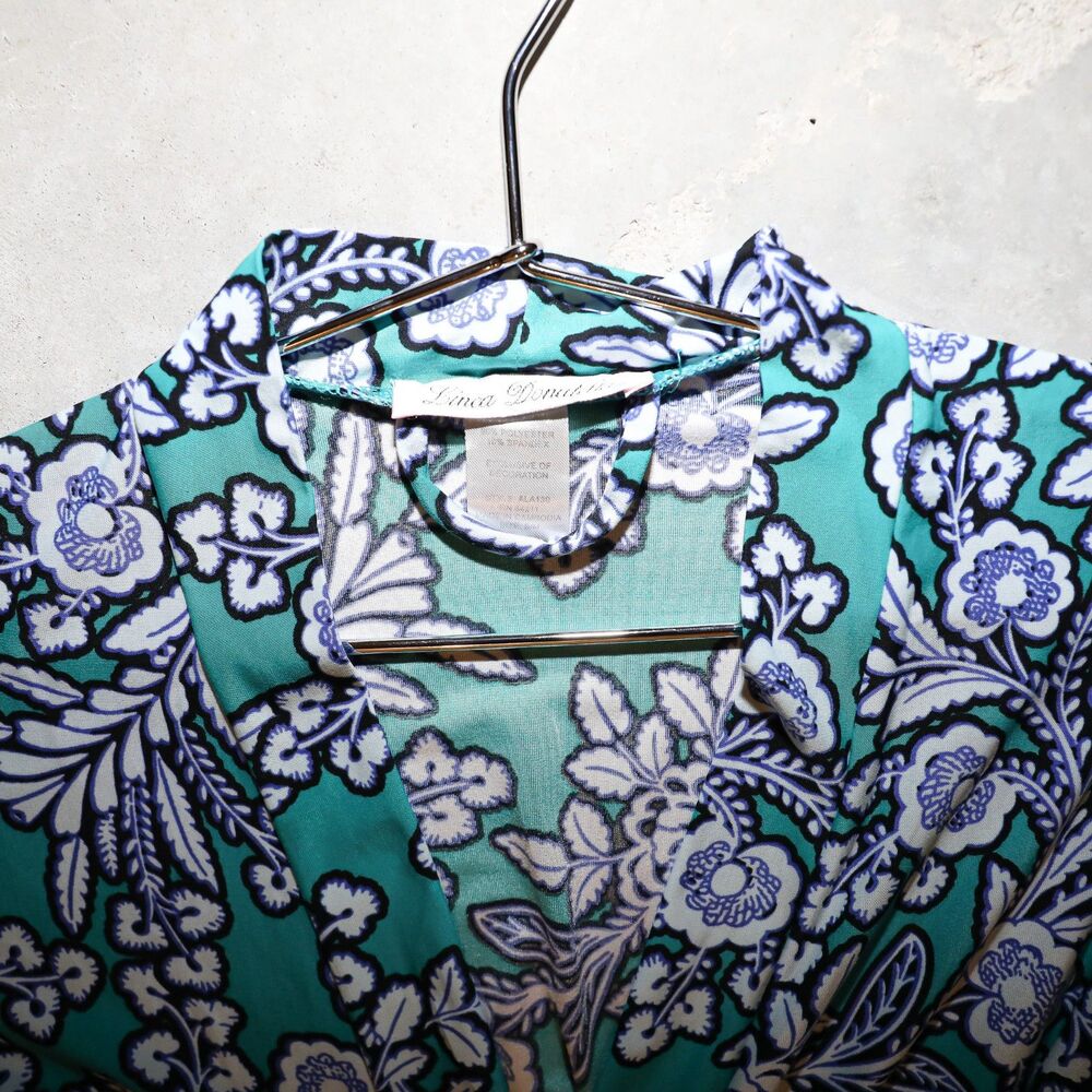 Floral Pajamas Set Two Piece‎ Loungewear Matching Set Sleepwear Size Medium - Picture 4 of 6